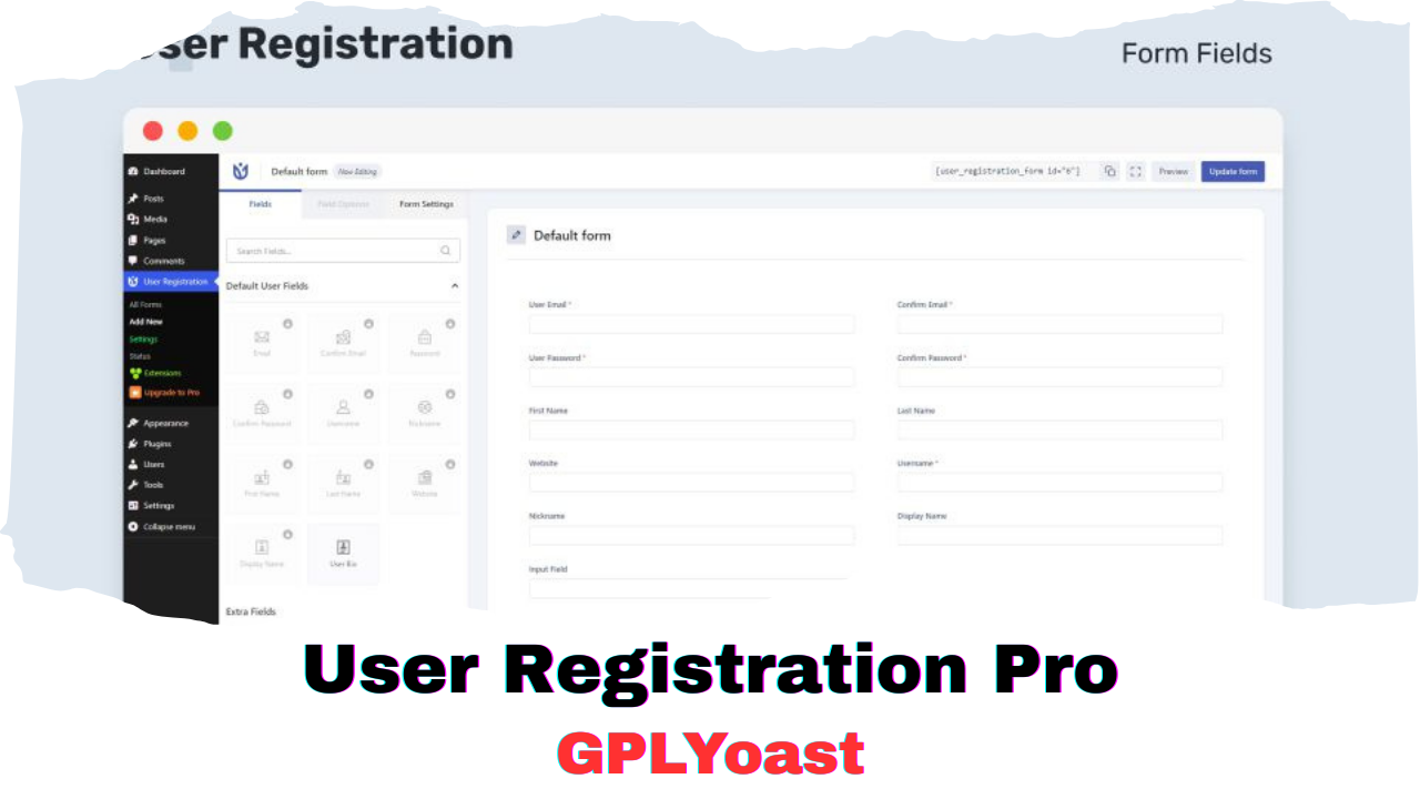 User Registration Pro