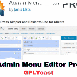 Admin Menu Editor Pro