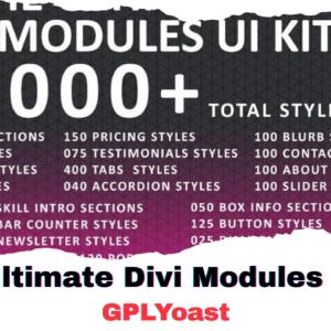 The Ultimate Divi Modules Ui Kit